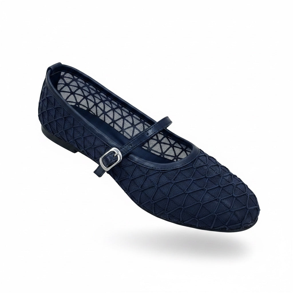 Aria Mesh Black Mary Jane