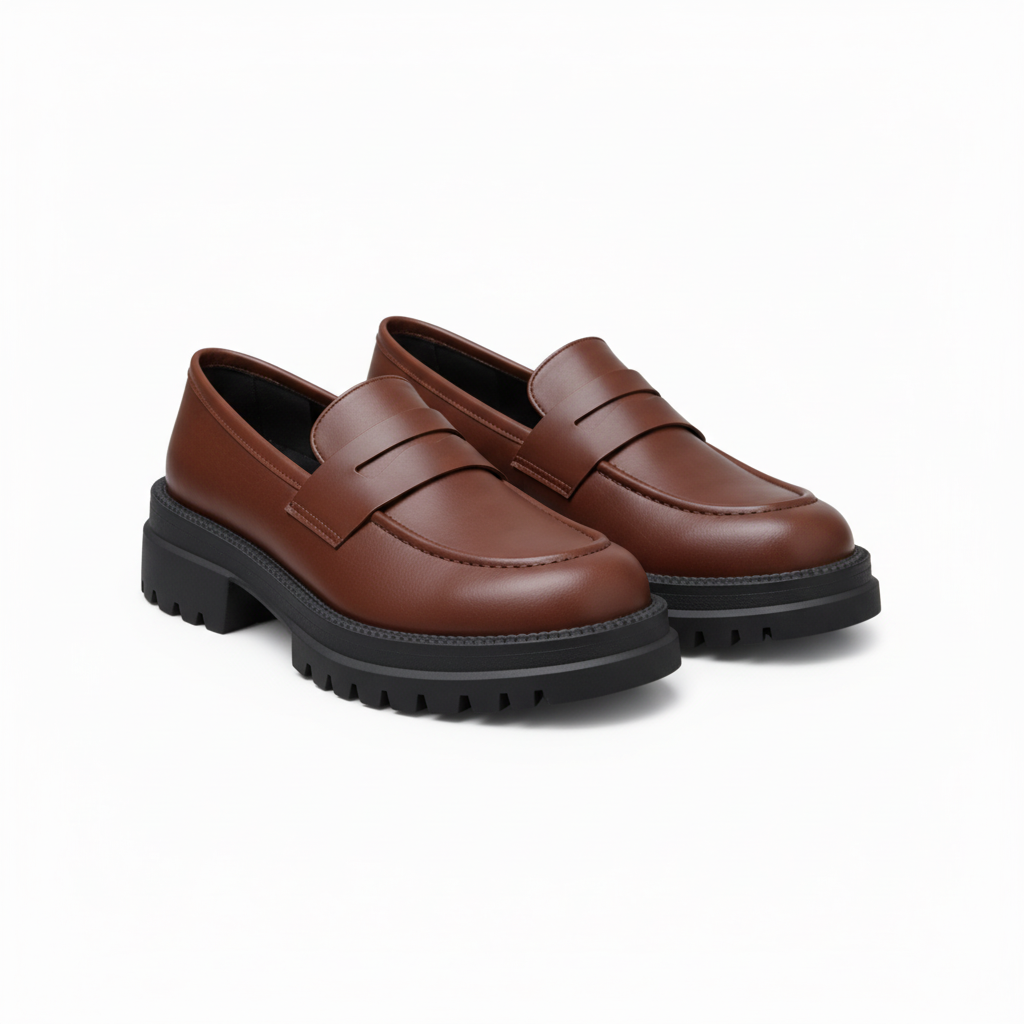 Prime Leather Chunky Loafers