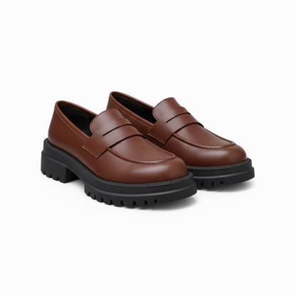 Prime Leather Chunky Loafers