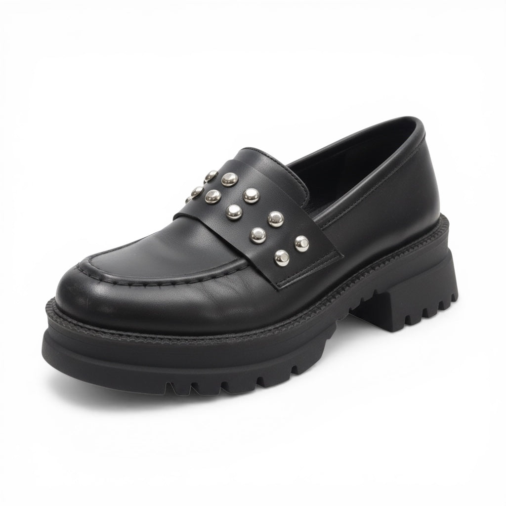 Studded Chunky Loafers