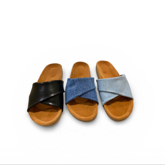 Denim Slippers